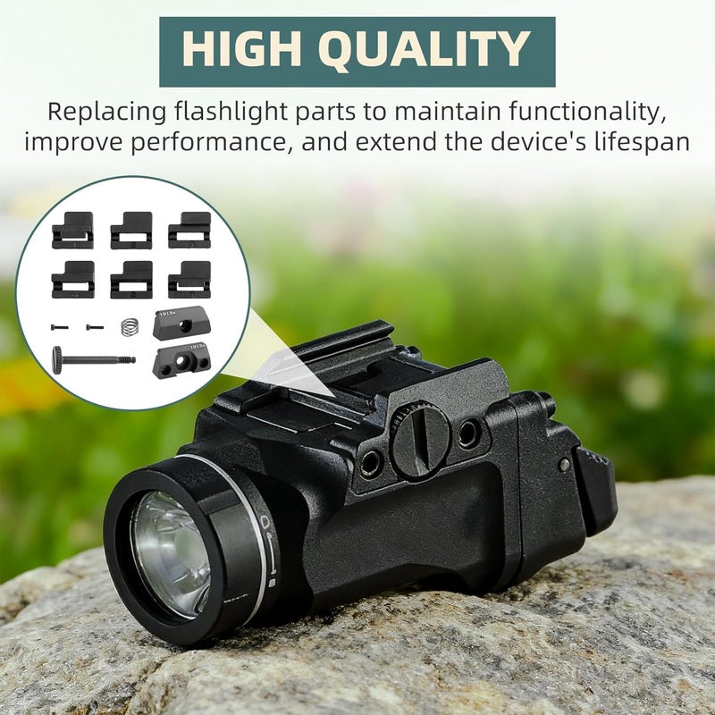 Trdzi TLR Clamp Jaw Kit 69322 for Streamlight TLR-sub 1913 Short Models Only - Tactical Flashlight Clamp Kit Compatible With Streamlight Modes 69402, 69407, 69418, 69505, Black - Image 5